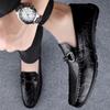 Мужские Лоферы Мужская Кожаная Обувь Без Шнурков Классическая Обувь Мягкая Подошва Удобные Мокасины Повседневная Обувь 2024 Новый Дизайнер Мужская Обувь