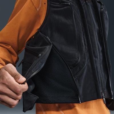 ISPA SS25 Минималистичный Удобный Стильный Жилет без рукавов Унисекс Жилеты Черный Железо-серый HF6403-010