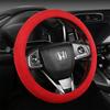 Suede Car Steering Wheel Cover, All-Season, Warm, Non-Slip, Sweat-Absorbent Handle Cover