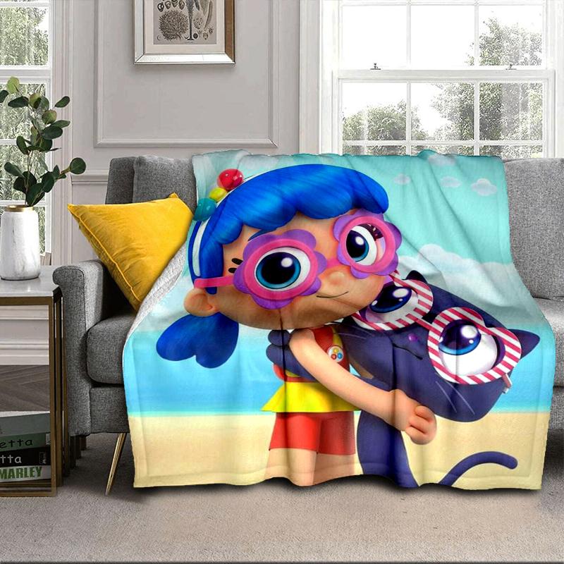 Rainbow Kingdom Adventure Blanket Flannel Blanket for bed, sofa, Camping, Hiking, Picnic Essentials, gift for family Fan gifts