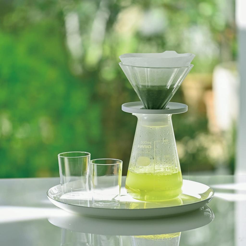 HARIO Пуровер Chacha Bouquet, 1-4 чашки, Белый, CDB-02-W