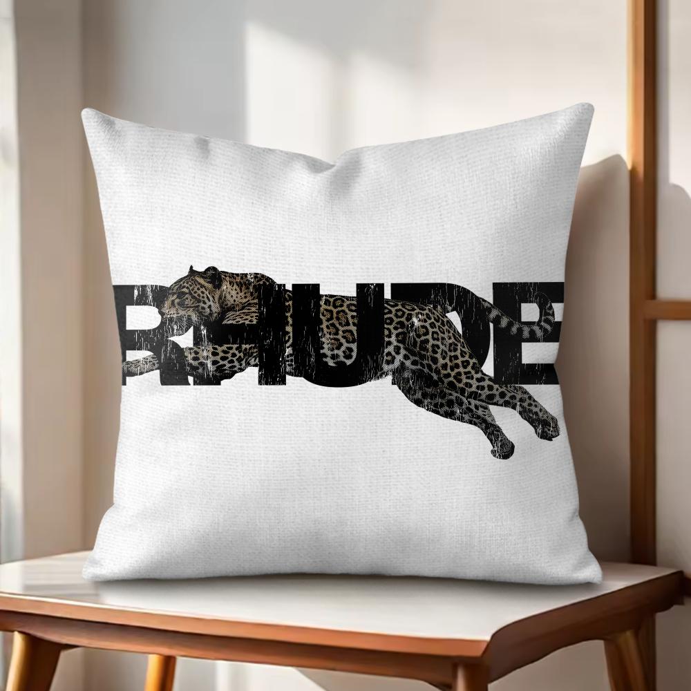 Fashion Brand RRHUDEs Cushion Cover Natural Linen Organic Fabric DoubleSided Printing Couch Pillow Covers Home Decor