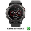 Protection écran pour Garmin Fenix 6x [Pack 6] Film Plastique Protecteur Résistant Ultra Mince Phonillico