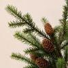 Искусственные ветки с шишками для украшения рождественской вазы