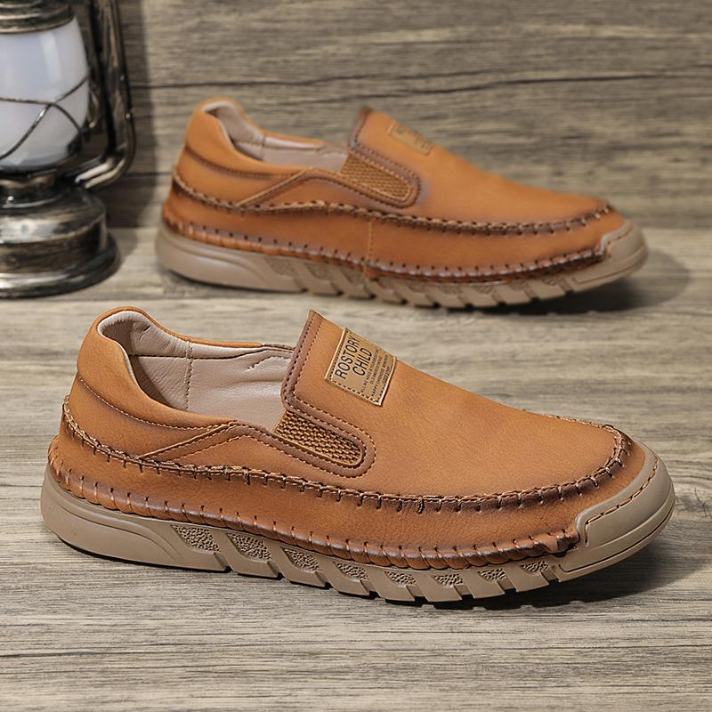38-46 Уличная кожаная обувь Мужские кроссовки для хайкинга Обувь для вождения автомобиля Кожаная обувь большого размера Ботильоны