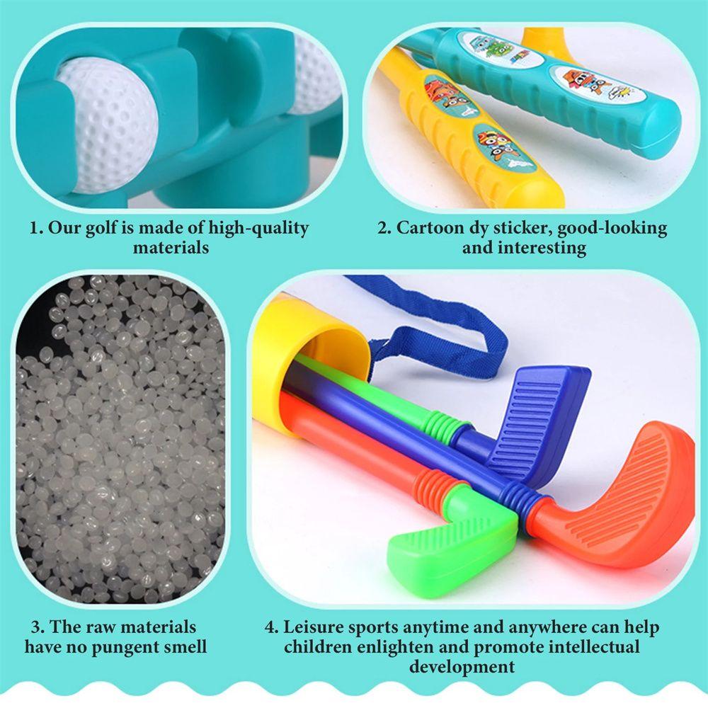 Sports Plastic Child Mini Putter Golf Club Toy Toddler Golf Set Kids Golf Set Outdoor Play Toys