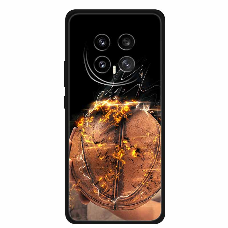 Защитный чехол для мобильного телефона For Honor Magic8 5G, с цветочным рисунком, мягкий, черный силикон, задняя крышка для Honor Magic 8 2025, чехол Funda