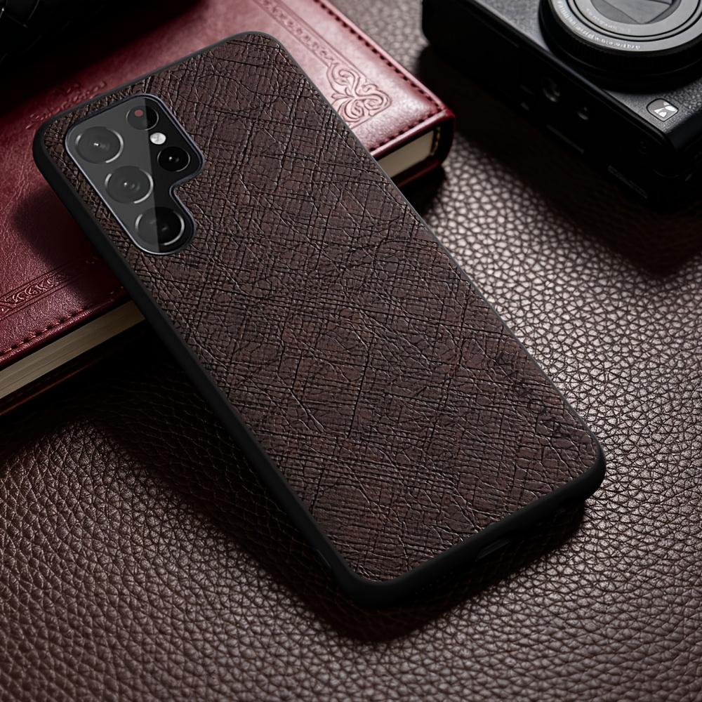 Minimalist Luxury Style Phone Case for Samsung for Galaxy S23 S22 S21 S20 Ultra Plus FE Scratch-resistant Protection for Galaxy S23 Ultra Case