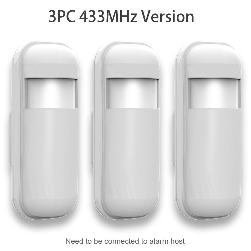 PGST ZigBee Tuya 433MHz Smart Life Home Security Protection PIR Infrared Motion Sensor Detector For House Alarm Security System