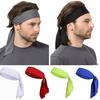 1Pc Outdoor Solid Color Men Women Sweat Hairband Sports Running Tennis Fitness Headband