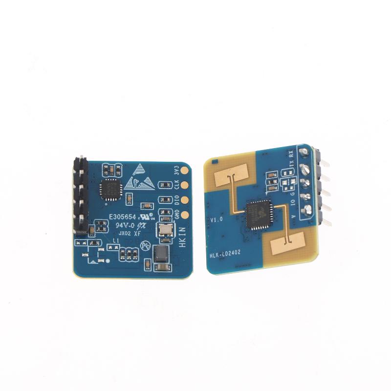 1/2 шт. Интерфейсы Gpio и Uart 24G Hlk-Ld2402 Статическое Обнаружение Присутствия Человека Aiot Миллиметровый Радарный Модуль