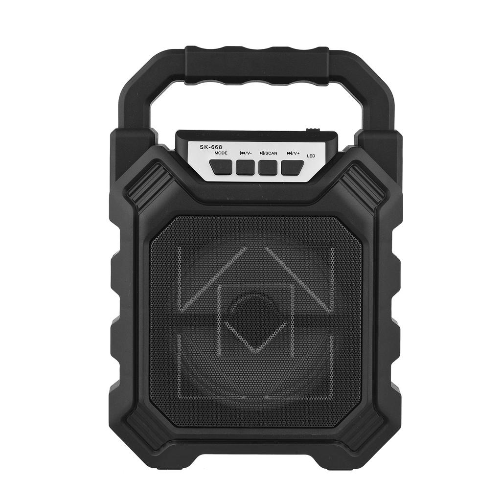 Portable BT Karaoke Machine Rechargeable Cordless Outdoor Speaker Battery Powered with Microphone