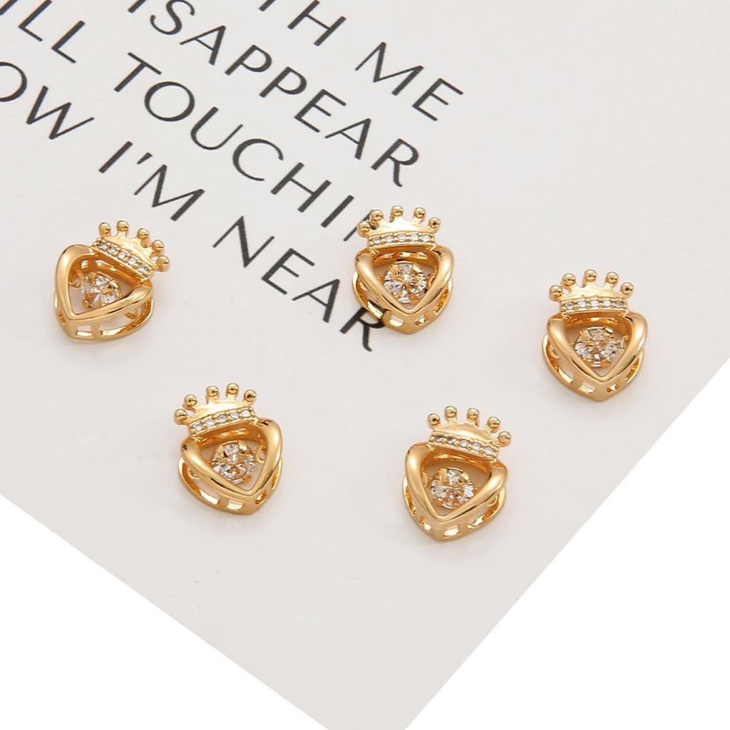 Медный лист Часы Циркон Шарм Подвеска для DIY Браслет Ожерелье Аксессуары