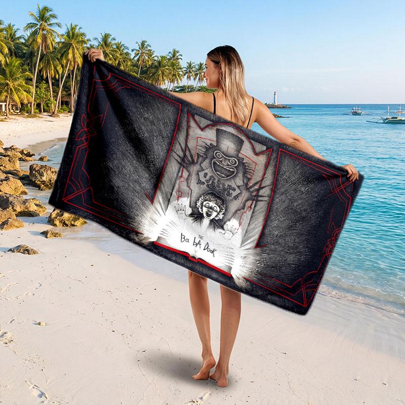Large Beach TowelThe Babadook Soft Absorbent Towel Beach Bath Home Use