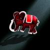Брошь Lucky Elephant со стразами - булавка для корсажа в виде слона из сплава