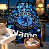 Custom Name Personalized football club F.C Print Blankets, Home Decor, Bedroom, Sofa, Camping, Couch, Gifts for Birthday Christmas
