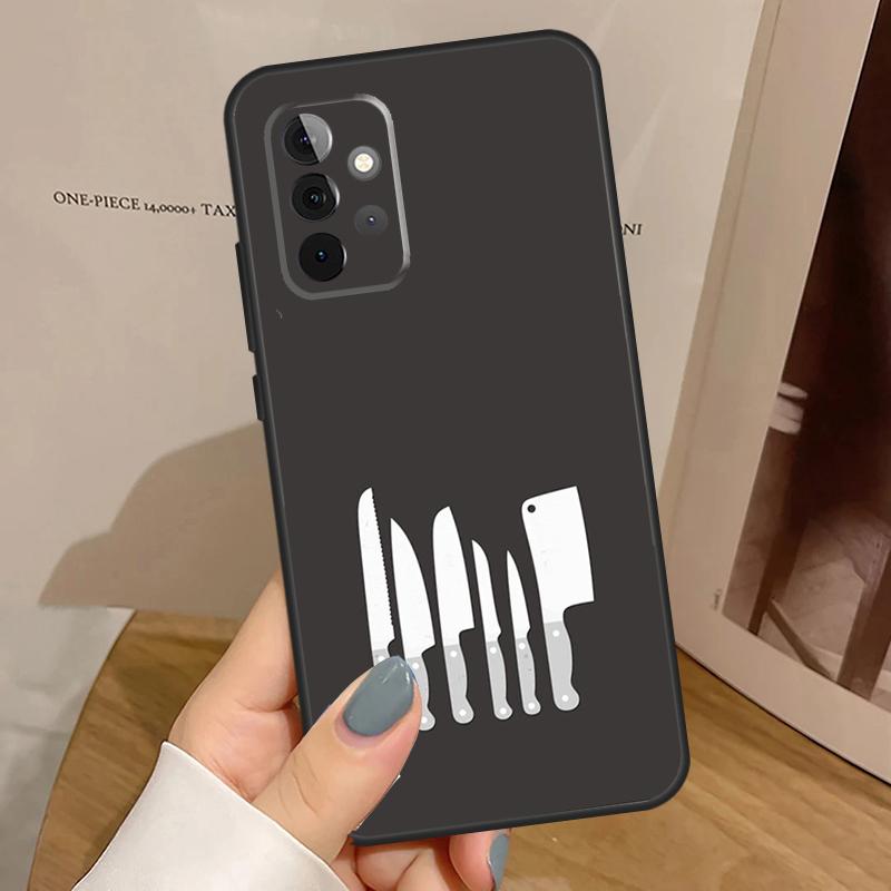 Baking Cook Chef Case For Samsung Galaxy A55 A35 A15 A54 A34 A14 A33 A53 A13 A23 A17 A06 A16 A56 A36 A32 A52