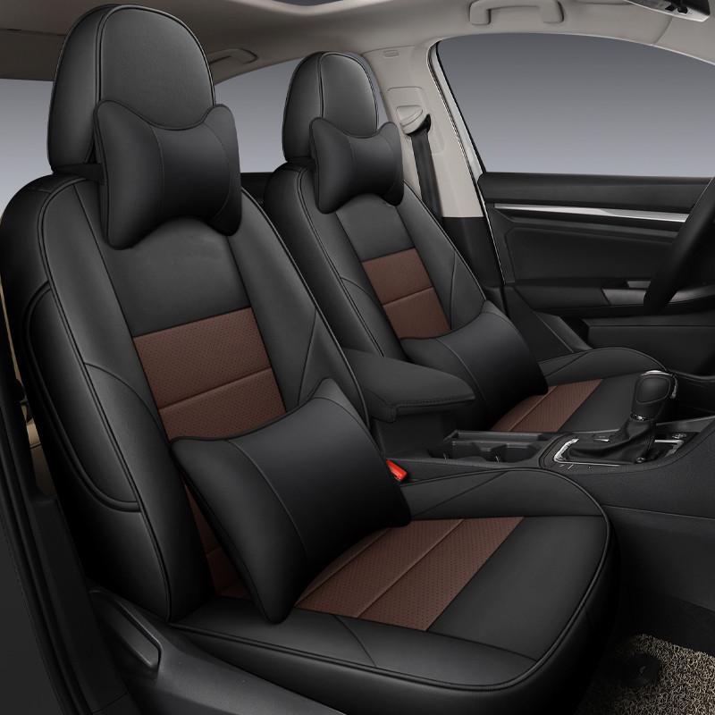 Всесезонный кожаный чехол на сиденье для Volkswagen Tango - Универсальная посадка, Оригинальная текстура автомобиля