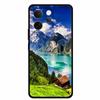 Чехол для Vivo S50 5G 6.59" Модный Черный Силиконовый ТПУ Мягкий Задний Чехол для Телефона Vivo S50 2025 Чехол Fundas Ударопрочный