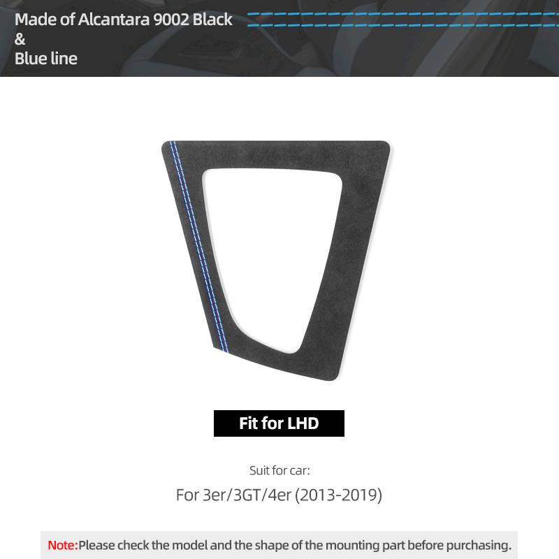 Для BMW 3 4 Серии F32 F30 F34 F33 F36 Сделано из Алькантары Накладка на Панель Переключения Передач Наклейки Performance Аксессуары для Интерьера Автомобиля