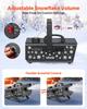 Snow Machine, Powerful 650W Handheld/Hanging Fake Snow Maker, Snowflake Making Machine with Portable Handle, Outdoor & Indoor Artificial Snowflake