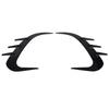 2PCS Rear Bumper Spoiler Left Right Glossy Black Replacement for Benz GLC‑Class X254 AMG‑Line 2022 and Up