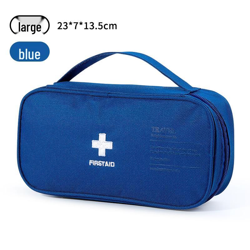 Portable Emergency Medical Kit: Compact Storage Bag for Home, Travel, and Business Trips.