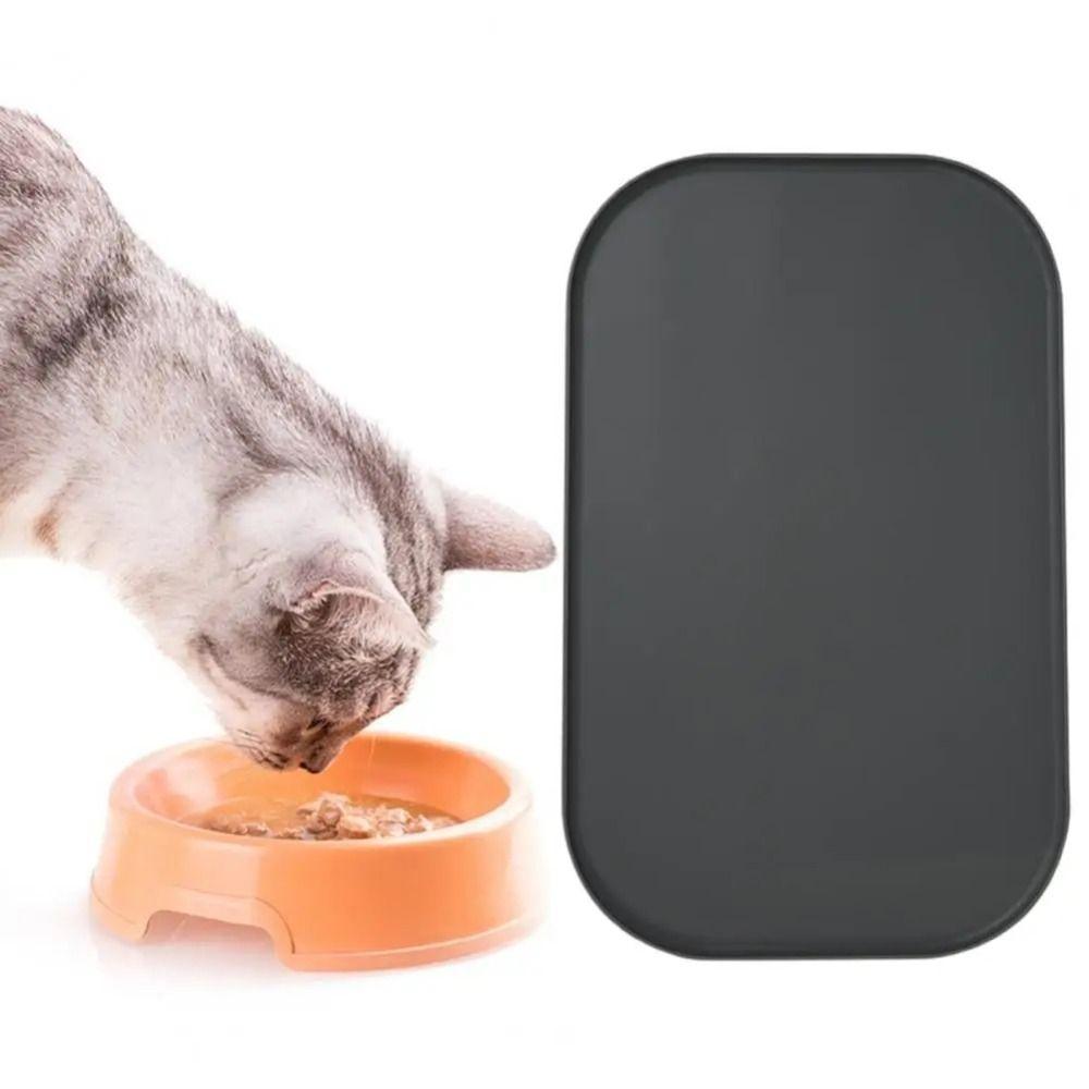 Waterproof Pet Food Mat Prevent Spills Dog Feeding Mat Easy To Clean Pet Placemat Cats Dog Puppy