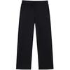 Casual Solid Color Simple Loose Comfortable Versatile Breathable Straight Leg Knitted Sports Pants Women Bottoms 962537301-5