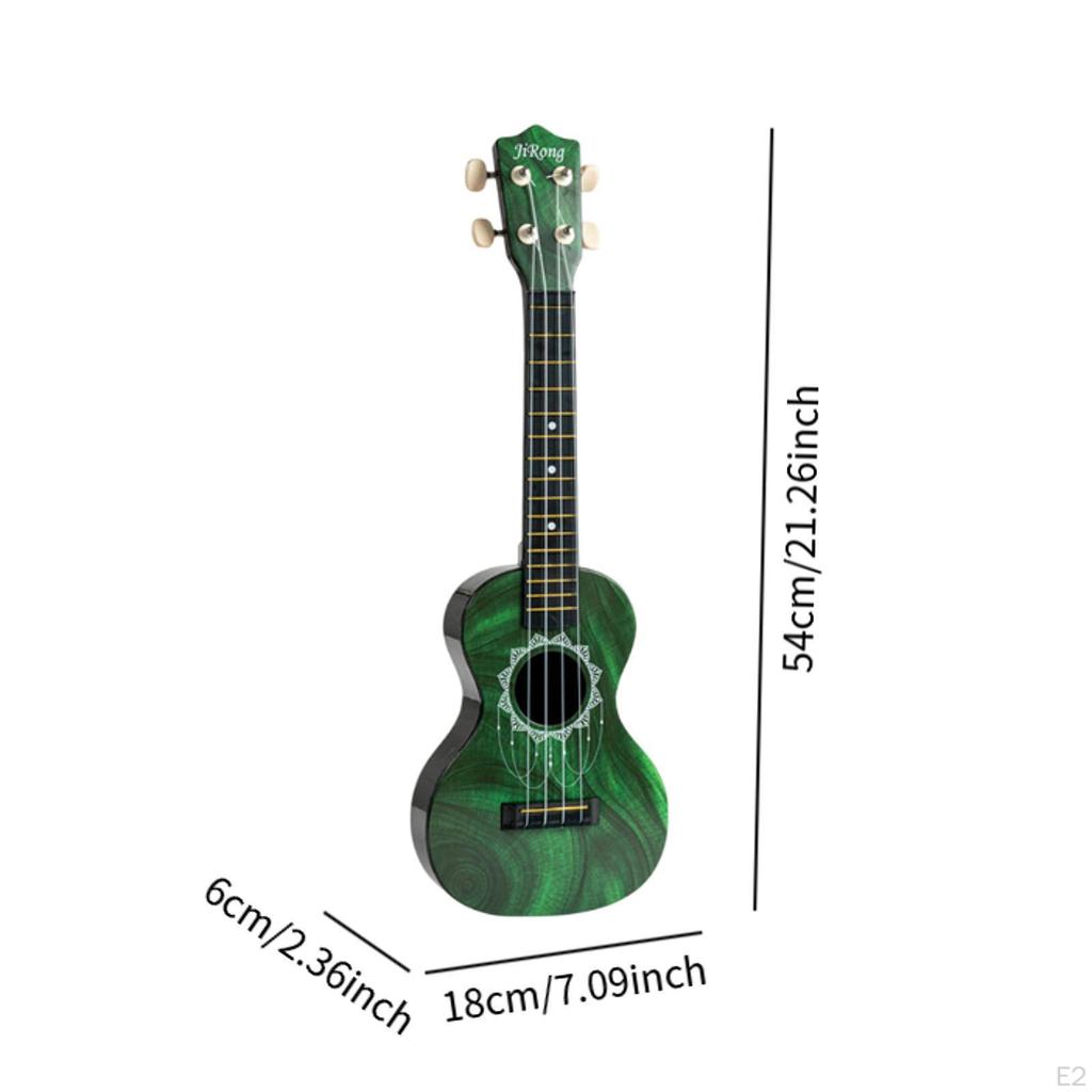 Детская музыкальная игрушка укулеле, четырехструнная гитара, легкий инструмент для маленьких учеников