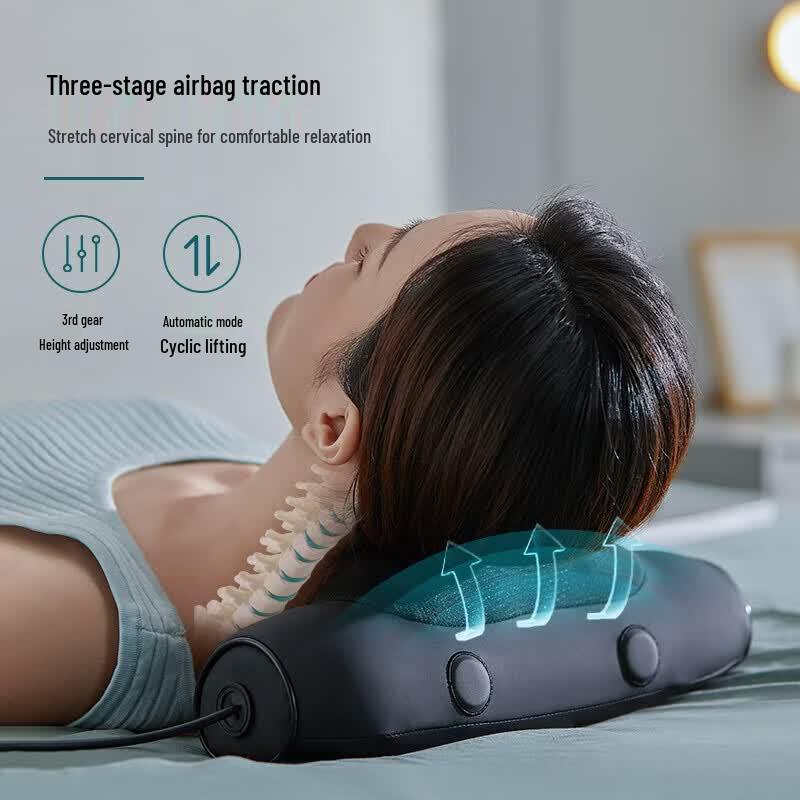Philips Подушка-массажер для шеи и плеч с подогревом и разминанием, штекер CN (адаптер в комплекте)