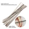 10 Pcs Dental Metal Polishing Stick Strip Alumina-Plated Sanding Surface Dentist Whitening Materials Single/Double Side
