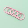 5/10Pcs Metal Colorful Keyring Keychain Split Ring 25/30mm Round Flat Line Key Ring for DIY Handmade Jewelry Making Accessories