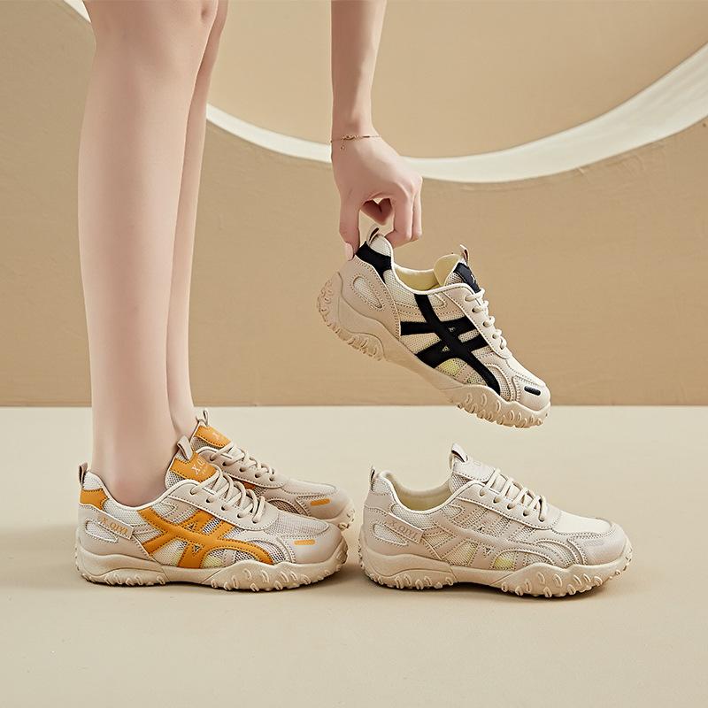 New Korean Version of Dad Shoes for Women In Summer Students' Mesh Breathable Casual Height