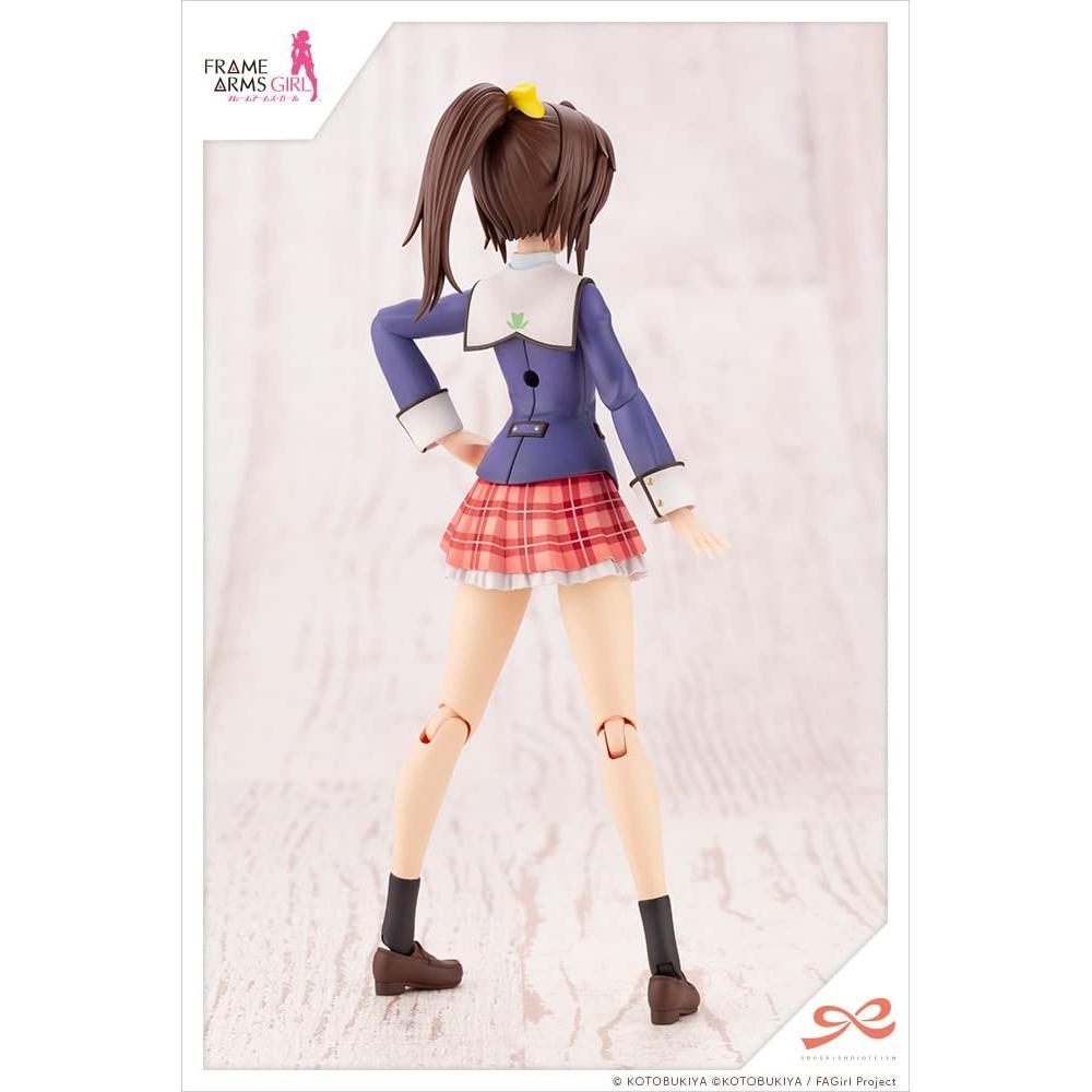 Sosai Girls' Garden Ao Gennai [Wakaba Girls' High SchoolWinter Uniform] Height Approx. 159mm 110 Scale Plastic Model Molding Color JK004