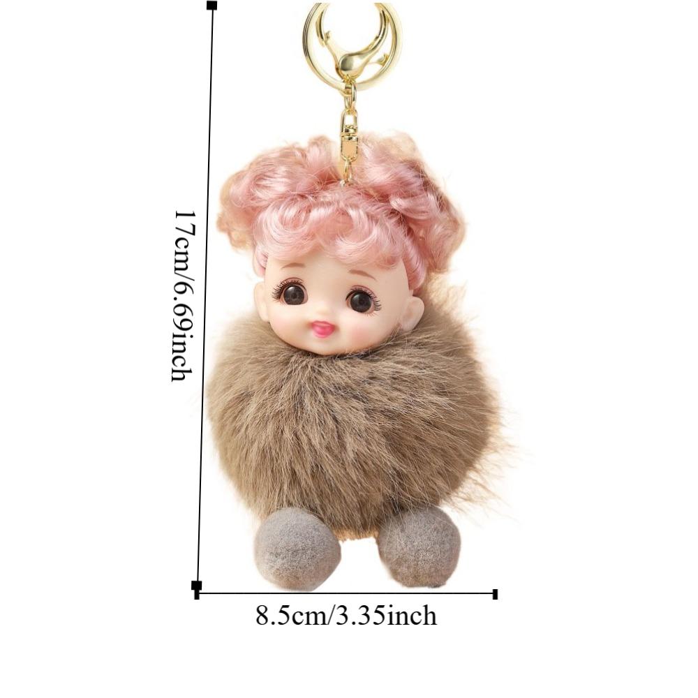 Кукла-младенец, плюшевые куклы, подвеска, мягкий брелок для ключей от машины, пушистый брелок для куклы, декор для рюкзака