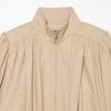 2026 Summer New European and American Cross-border Women's Puff Sleeve Mid-Collar Zipper Short Jacket w06 61761