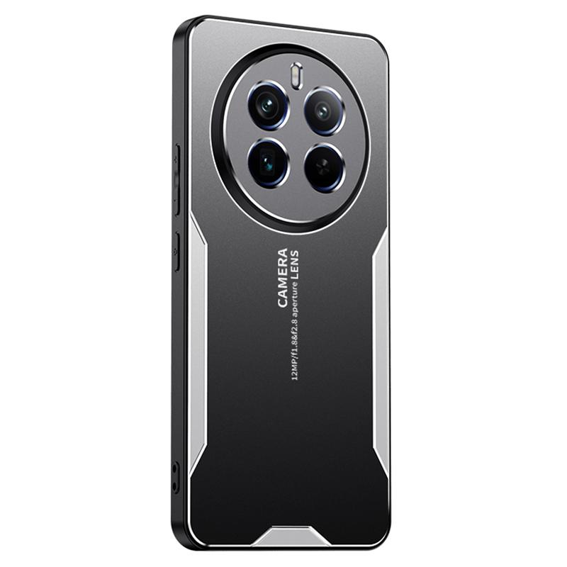 For Realme 12 Pro 5G/12 Pro+ 5G Slim Case Aluminum Alloy+TPU+PC Phone Back Cover