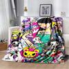 Tokidoki Fashion Blanket,portable and Suitable for All Seasons, Making A Unique Birthday Gift.A Soft Flannel Blanket