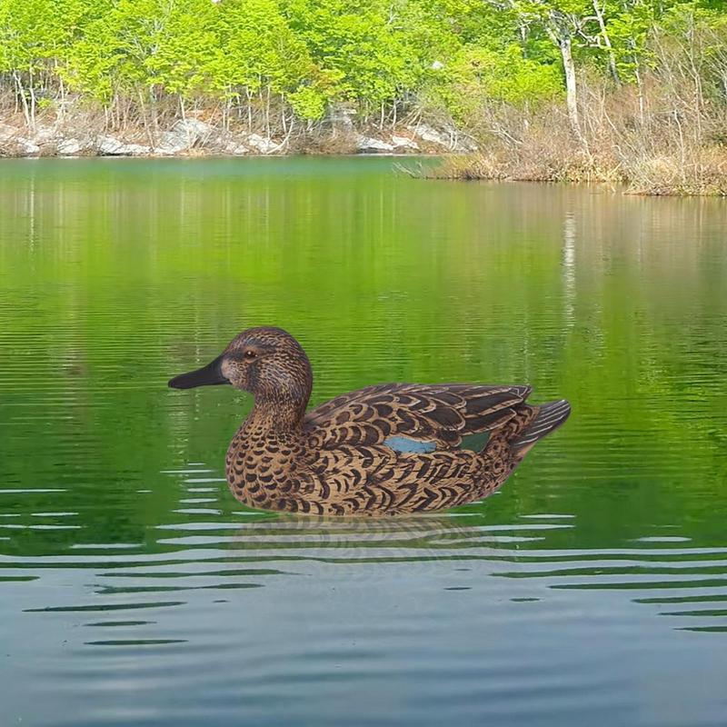 Скандинавская плавающая утка-чучело Утки Симуляция Охота Утка Сад Пруд Двор Озеро 28,5x12x17см Украшение для дома Садовые аксессуары
