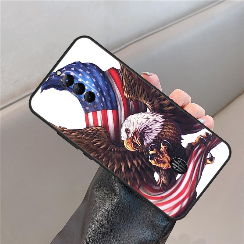 Американский флаг США Орел Чехол Для ZTE Nubia Red Magic 10 Pro Plus 6 7 8 9 6S 7S 8S 9S Pro 5G 6R RedMagic 10 Air Чехол