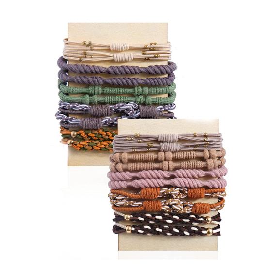20 шт., резинки для волос, милые веревки для волос в винтажном стиле, браслеты для вьющихся волос, толстые, без повреждений, женские аксессуары