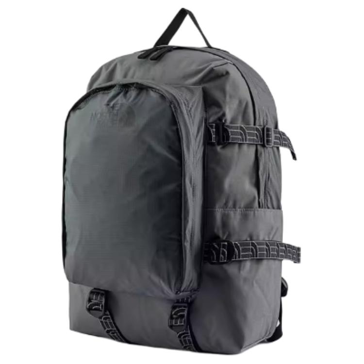 The North Face Городской рюкзак 30 л, дизайн с логотипом бренда, прочный, износостойкий нейлон, унисекс, жемчужно-серый, 8DJJ-FWD42510