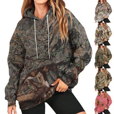 Женская модная повседневная толстовка с капюшоном и пуловером с длинными рукавами и забавным принтом