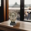 Weimaraner, Grey Ghost - Dog statue, bust on stone base, sculpture, trophy for dog show by Art-Dog brand