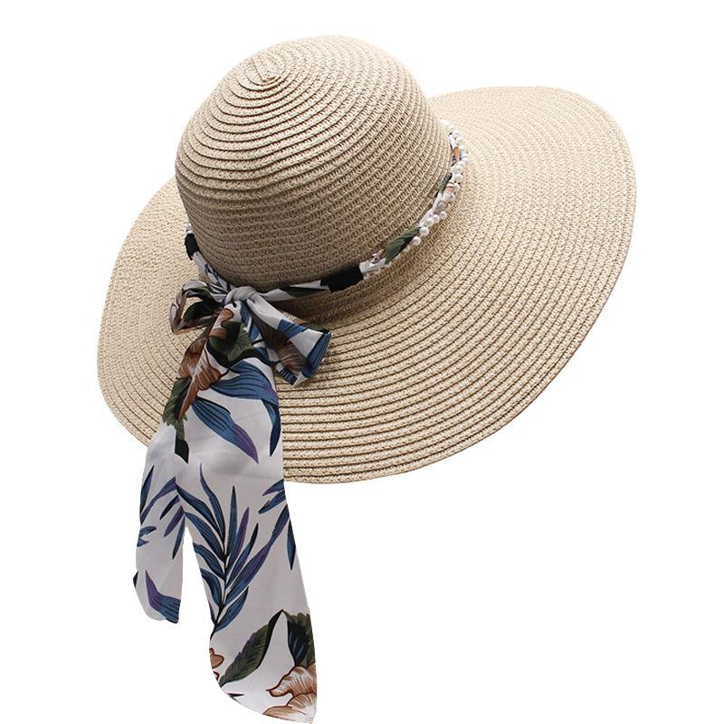 Соломенная шляпа Женская Летняя Дорожная Солнцезащитная шляпа Французская Устойчивая к УФ-излучению Солнцезащитная шляпа Солнцезащитная шляпа Солнцезащитная шляпа