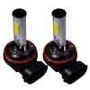 Pikakyu LED Fog Bulbs for Toyota Land Cruiser Prado Chrome 2 21606 (150 Series, Mid-Model), Yellow, H16, Built-in Driver, 1300lm, 3300K, Bulbs,