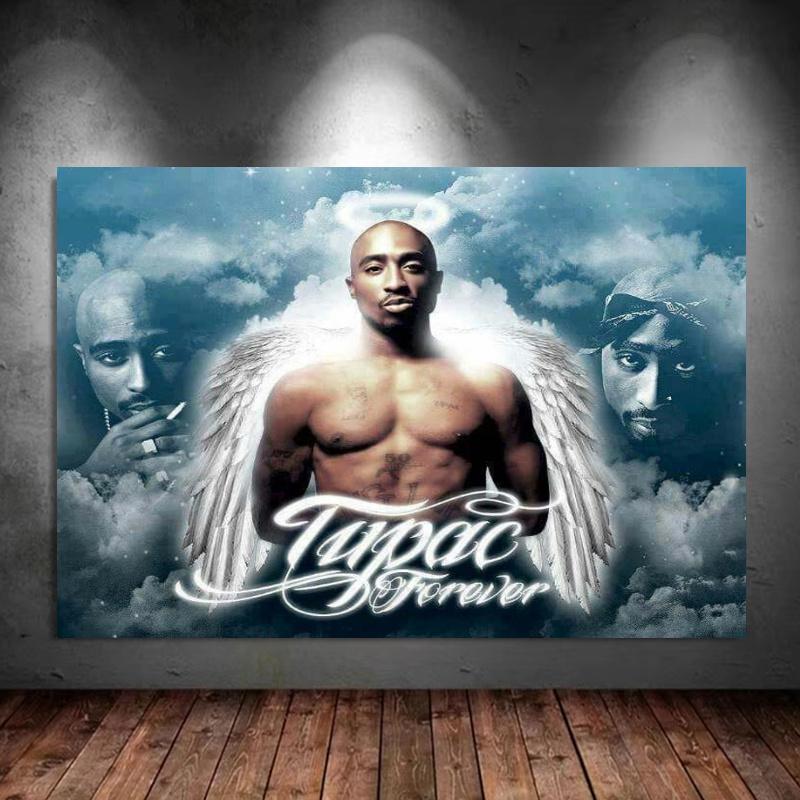 Tupac Poster 100% Round Full Drill 5D DIY Diamond Painting Embroidery Cross Stitch Rhinestone Décor