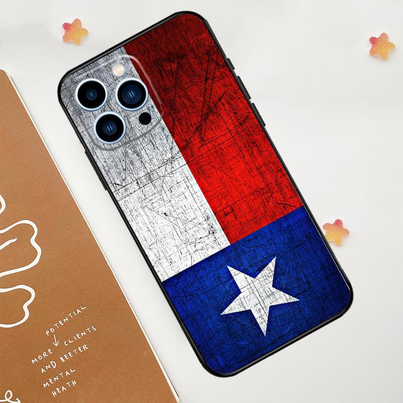 Texas Flag Phone Case For iPhone 17 Pro Max 14 11 15 16 Pro Max 13 12 mini 16 Plus 16e 17 Air Funda