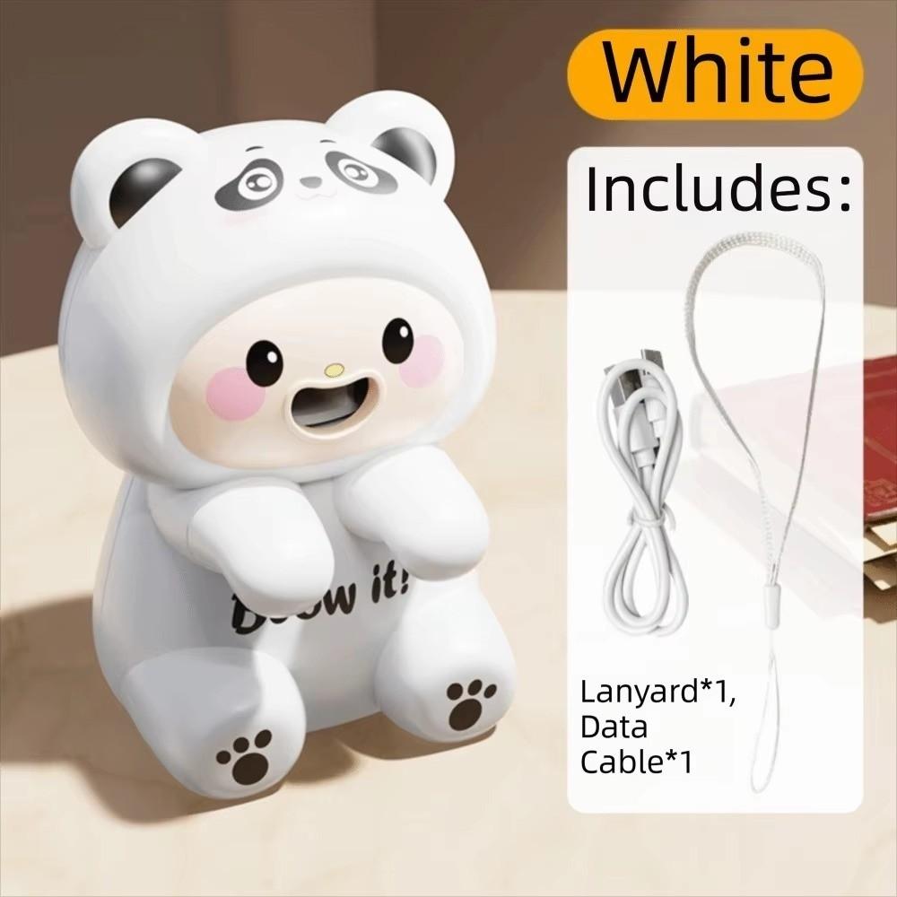 Mini Electric Fan Noodle Cooling Fan ABS Clip-On Fan New Handheld Cooling Fan Hot Food Cooling